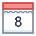 Calendrier 8 icon