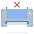 Drucker ohne Papier icon