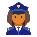 警察-女性-皮肤类型-4 icon