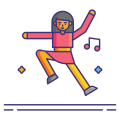 Trampolinanlage icon