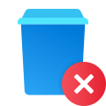 ゴミ箱を削除 icon