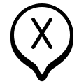 Markierung-x icon