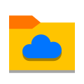 cartella cloud icon