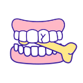 Damaging Teeth With Hard Food icon