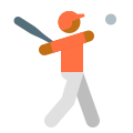 tipo-pelle-giocatore-di-baseball-4 icon