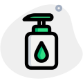 Soap and sanitizer for for care of babies icon