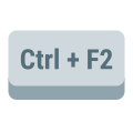 tasto ctrl-più-f2 icon