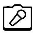 Microfono Fotocamera icon