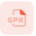 GPK contains a summary of sound wave data for an audio file opened with WaveLab icon