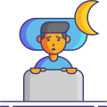 不眠症を患う icon