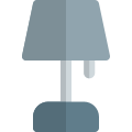 Table lampe for room study or office use icon