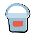 Paint Bucket With Label icon