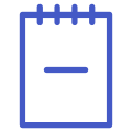 Bloc notes icon