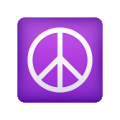 평화 상징 이모티콘 icon