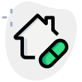 Stock of medicine in a Pharmacy Store icon