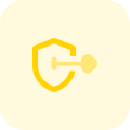 Unlocking with security of money and finance layout icon