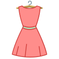 Kleid von hinten icon