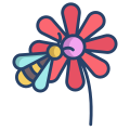 Flower & Bee icon