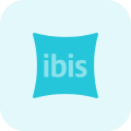 Ibis an international hotel company owned by accorhotel icon