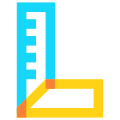 Règle de menuisier de construction icon