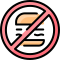 No Burger icon