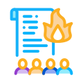 Burn Document icon