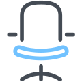 chaise de bureau icon