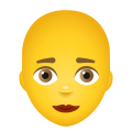 Woman Bald icon