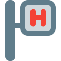 Hospital Sign icon