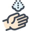 Blow hand icon