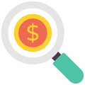 Search Money icon