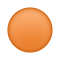 橙色圆圈表情符号 icon