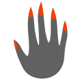main effrayante icon