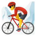 사람-산악자전거 icon