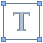 Casella di testo icon