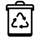 Lixeira de reciclagem icon