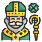 Saint Patrick icon