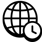 Zeitzonenglobus icon