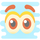 Yeux Cartoon icon