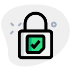High security authentication locked election results padlock icon