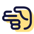 Lenguaje de señas H icon