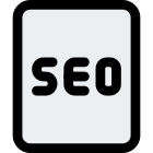 Seo file for web content optimization online icon