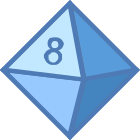 Octahedron icon