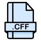 extension-de-fichier-cff-cad-externe-creatype-filed-outline-colourcreatype icon