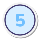Eingekreiste 5 icon