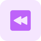 Rewind arrow function on multimedia keyboard layout icon