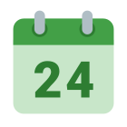 Календарная неделя 24 icon