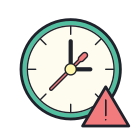 Alerte de l&#39;horloge icon