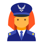 空軍司令官女性 icon