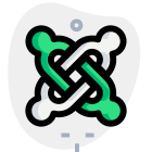 Joomla a free and open-source content management system icon
